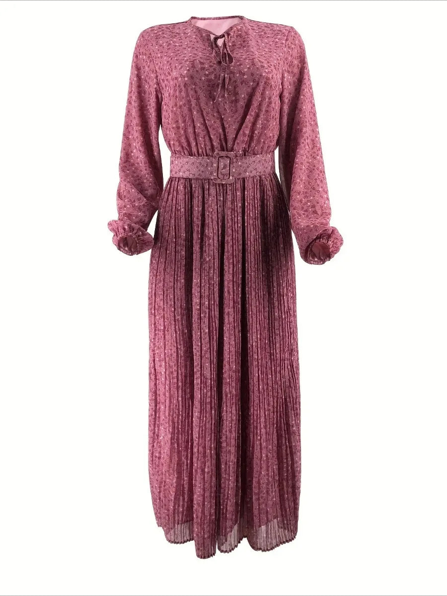 Luxencea™️ Pleated Elegant Maxi Dress