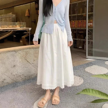 Luxencea™️ Soft Elegance Midi Skirt