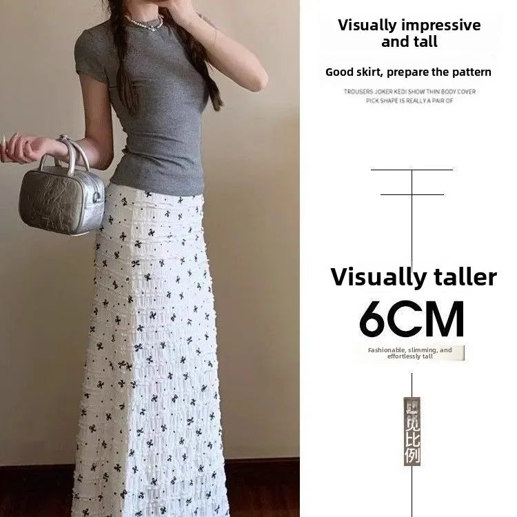 Luxencea™️ Floral Elegance Maxi Skirt