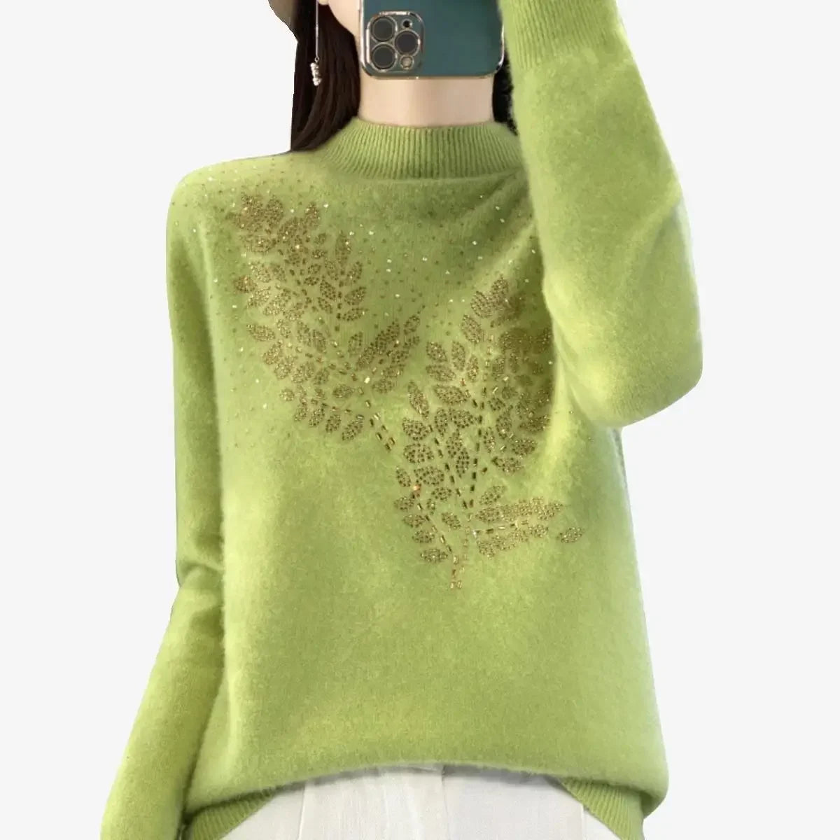Luxencea™ – Soft &amp; Elegant Sparkling Sweater