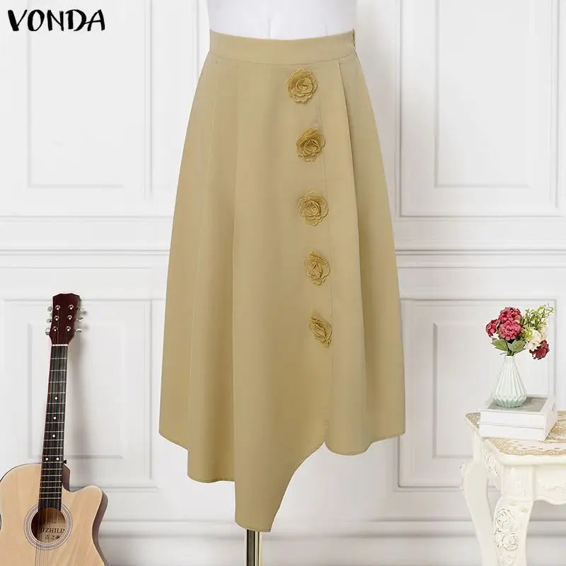 Luxencea™️ Floral Elegance Skirt