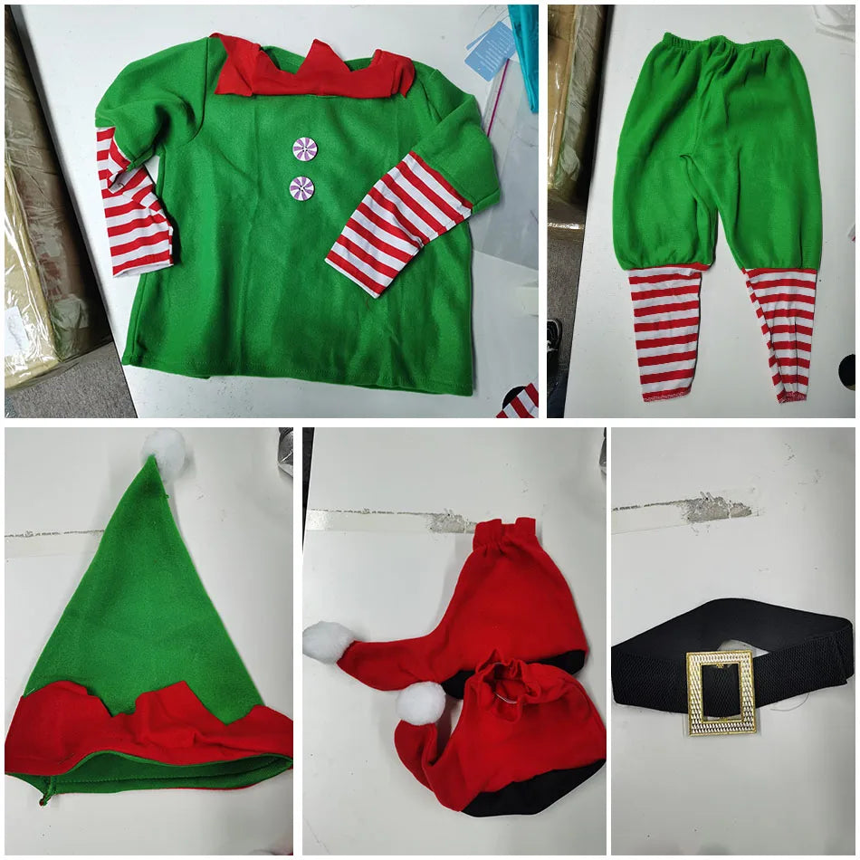 Luxencea™ Family Elf Christmas Matching Costume Set