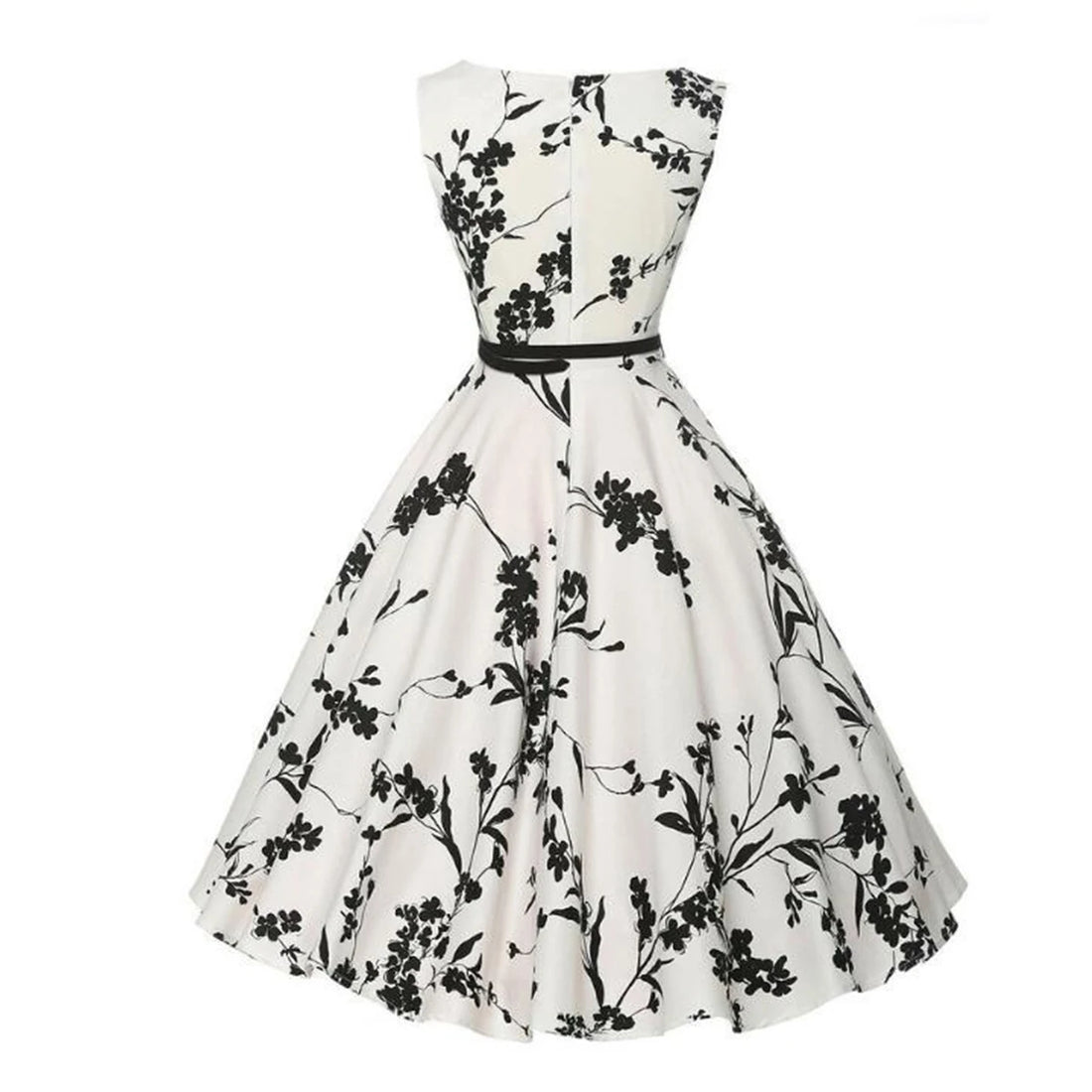 Luxencea™️ – Vintage Floral Elegant Dress