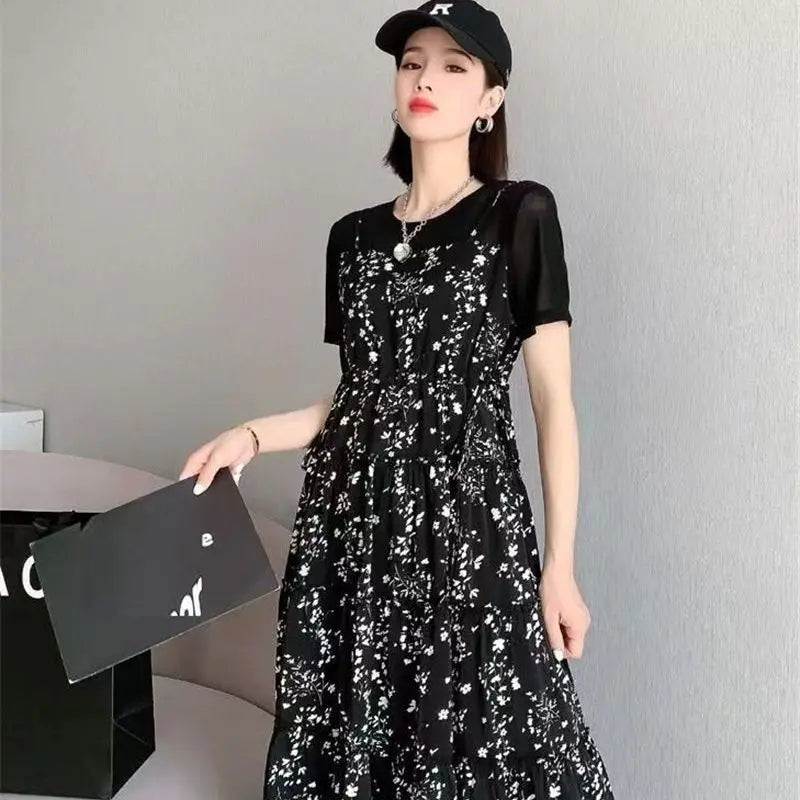 Luxencea™️ Casual Floral Layered Dress