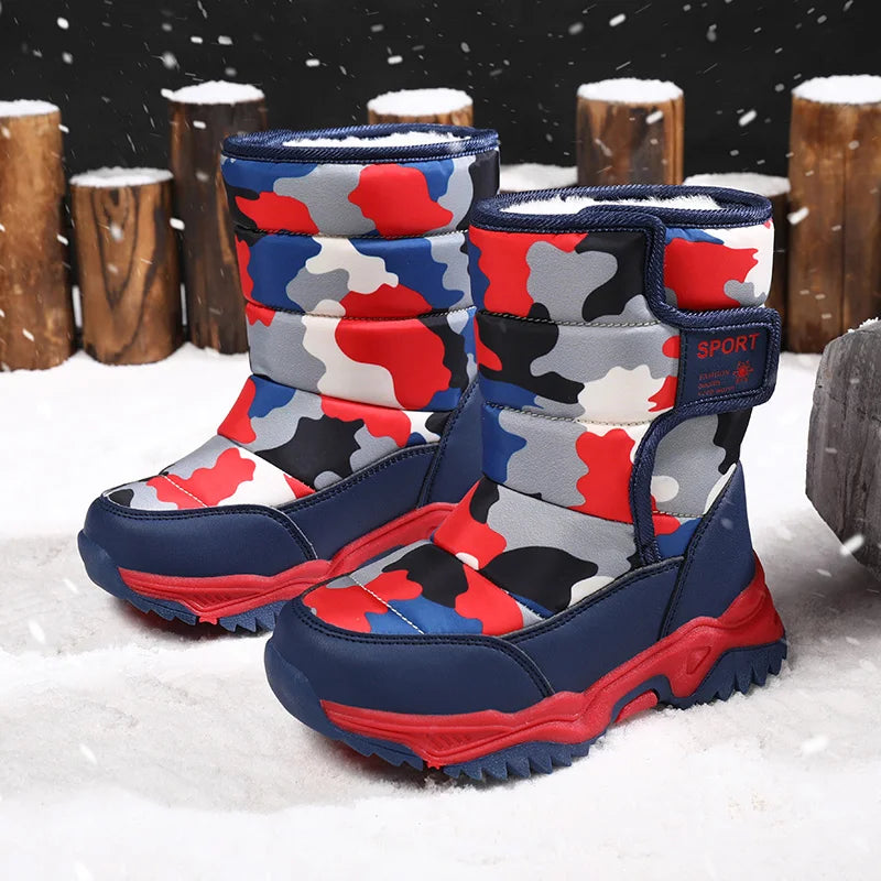 Luxencea™ Kids Plush Waterproof Winter Boots