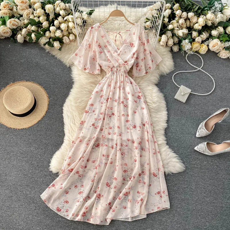 Luxencea™️ Floral Boho Maxi Dress