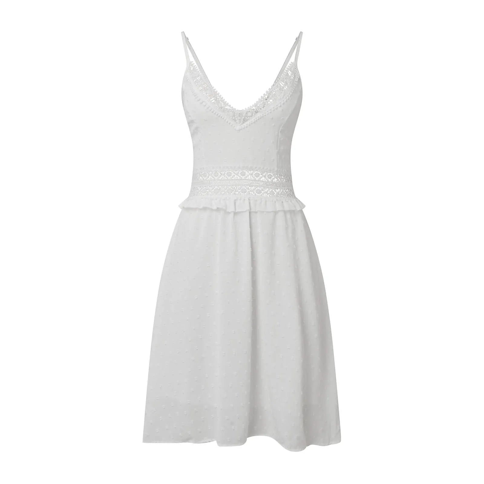 Luxencea™️ Pure White Elegant Dress