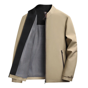 Luxencea™ Spring-Autumn Stand Collar Business Casual Jacket for Men