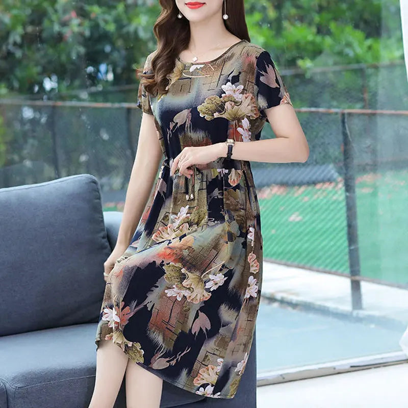 Luxencea™️ Elegant Floral Summer Dress