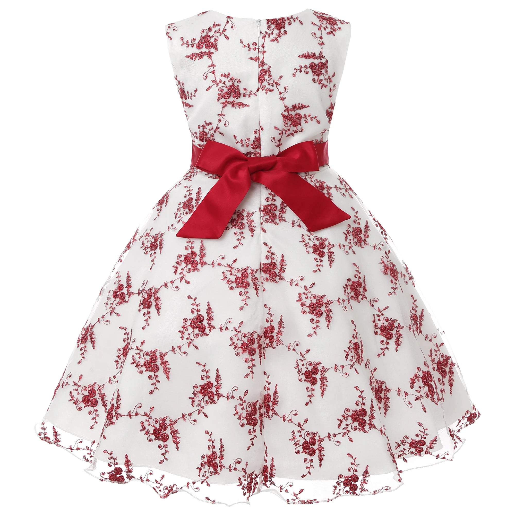 Luxencea™️ Red & White Princess Elegance Dress