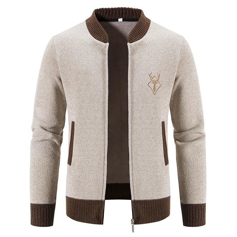 Luxencea™ Autumn-Winter Knit Baseball Sweater Jacket