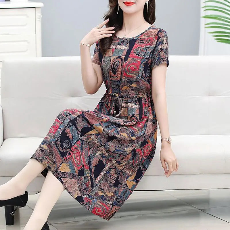 Luxencea™️ Elegant Floral Summer Dress