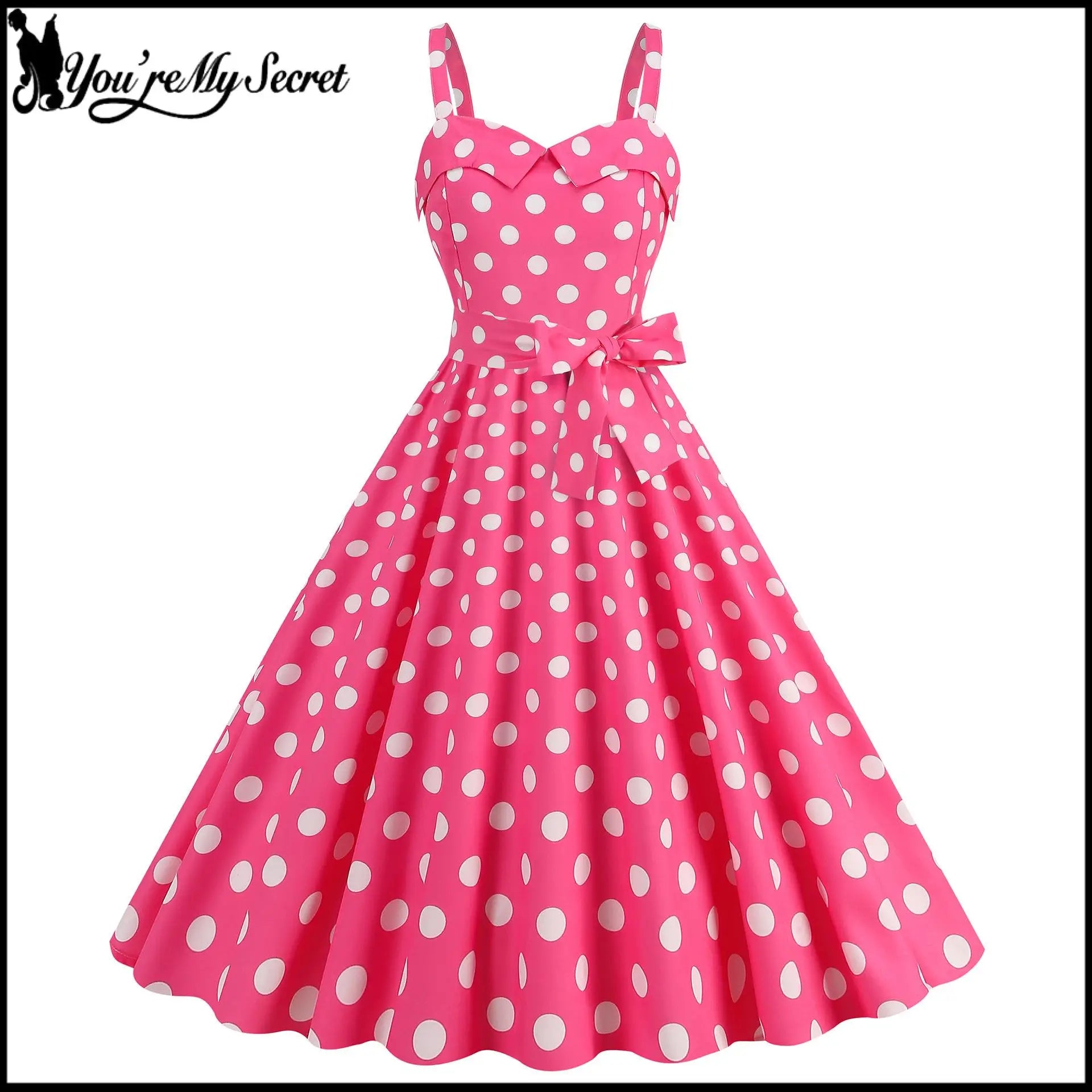 Luxencea™️ Vintage Polka Dot Elegant Dress