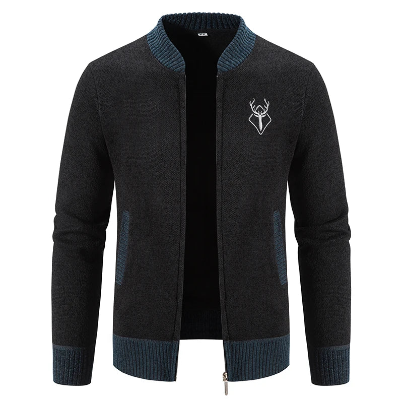Luxencea™ Autumn-Winter Knit Baseball Sweater Jacket