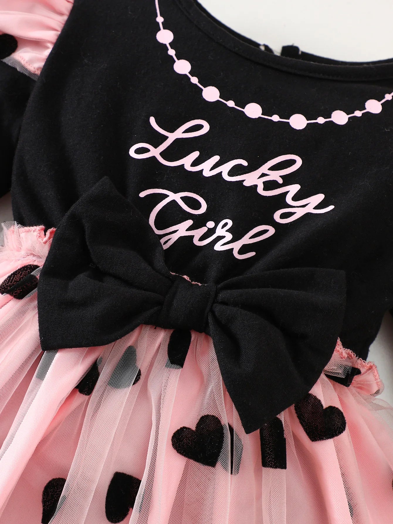 Luxencea™️ Lucky Girl Heart Chic Dress