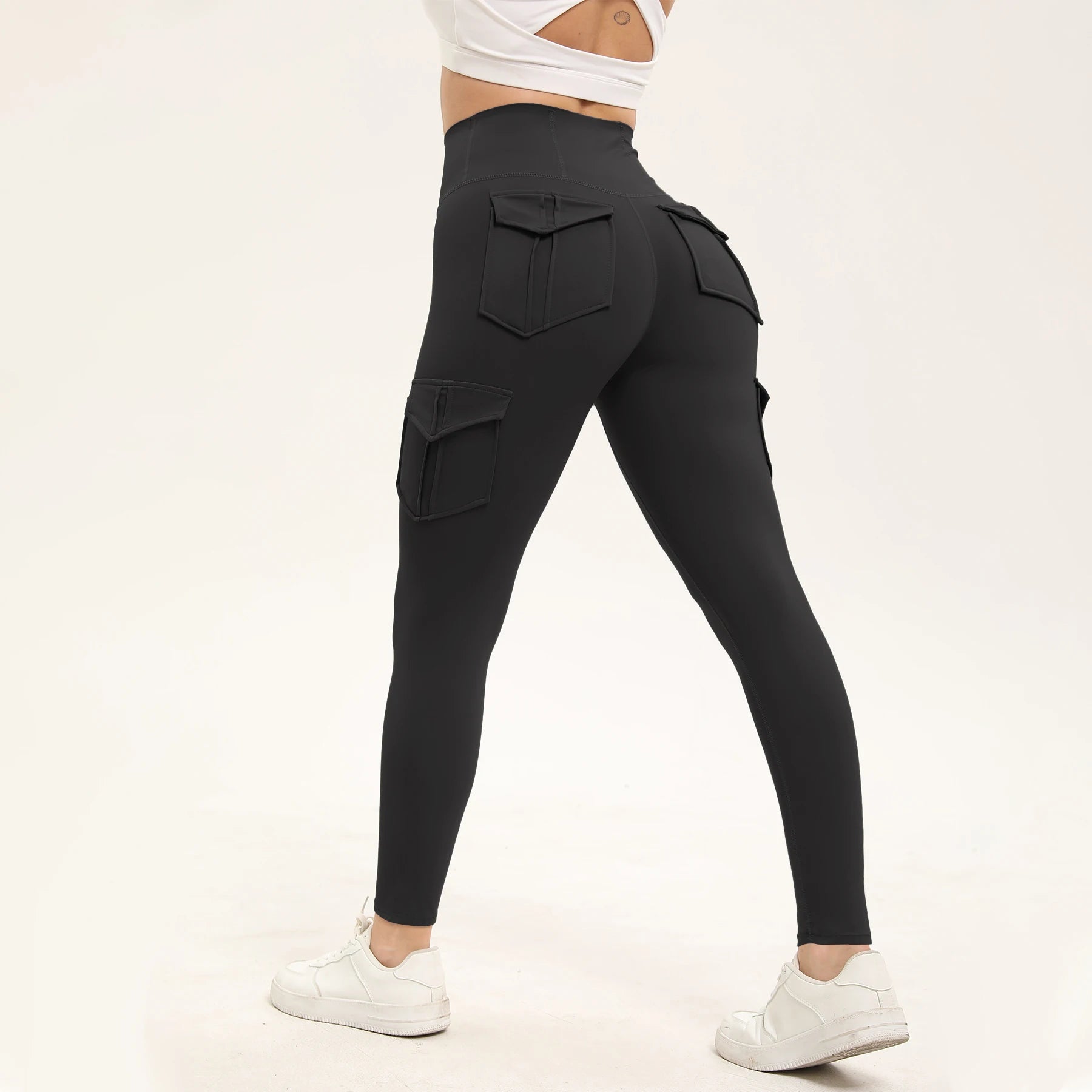 Luxencea™️ – High-Waist Sculpting Cargo Leggings
