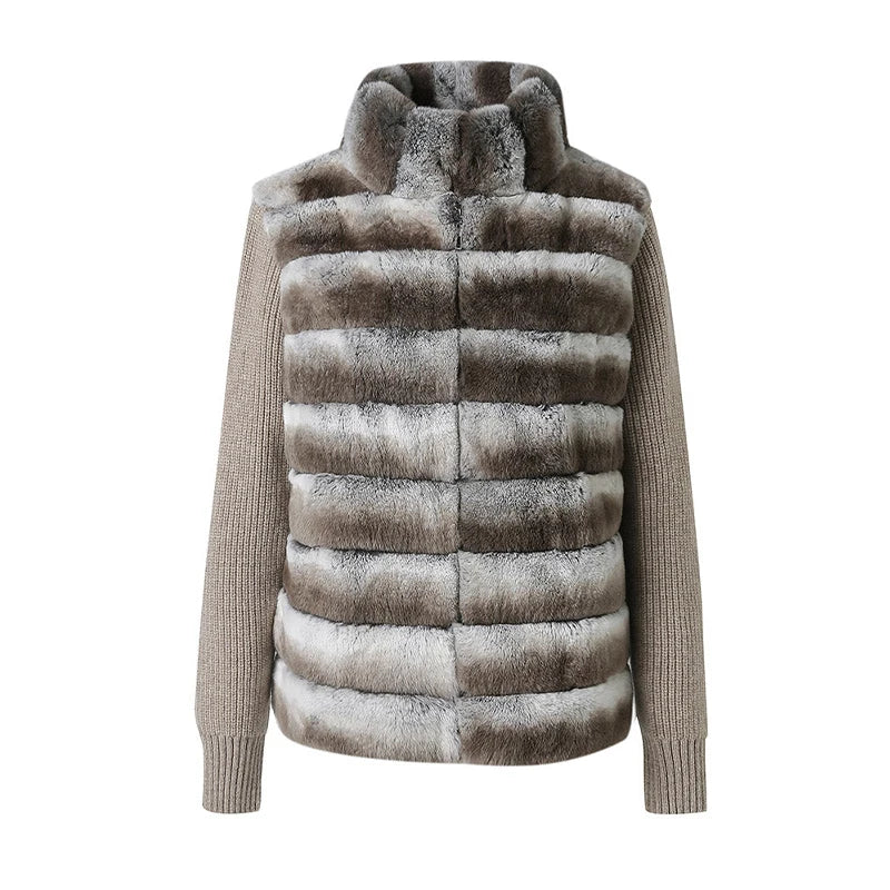 Luxencea™ 2025 Faux Fur Patchwork Women’s Jacket