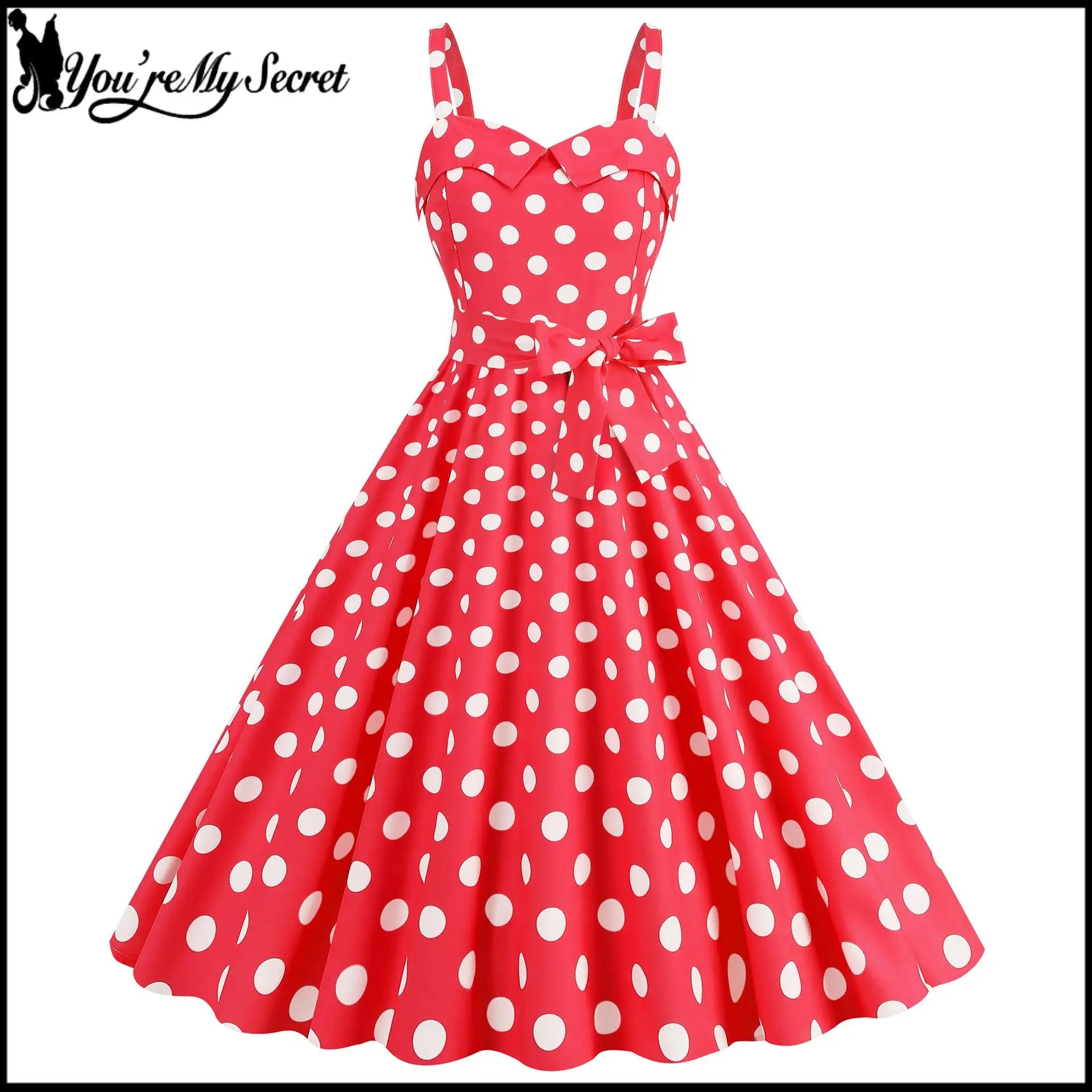 Luxencea™️ Vintage Polka Dot Elegant Dress