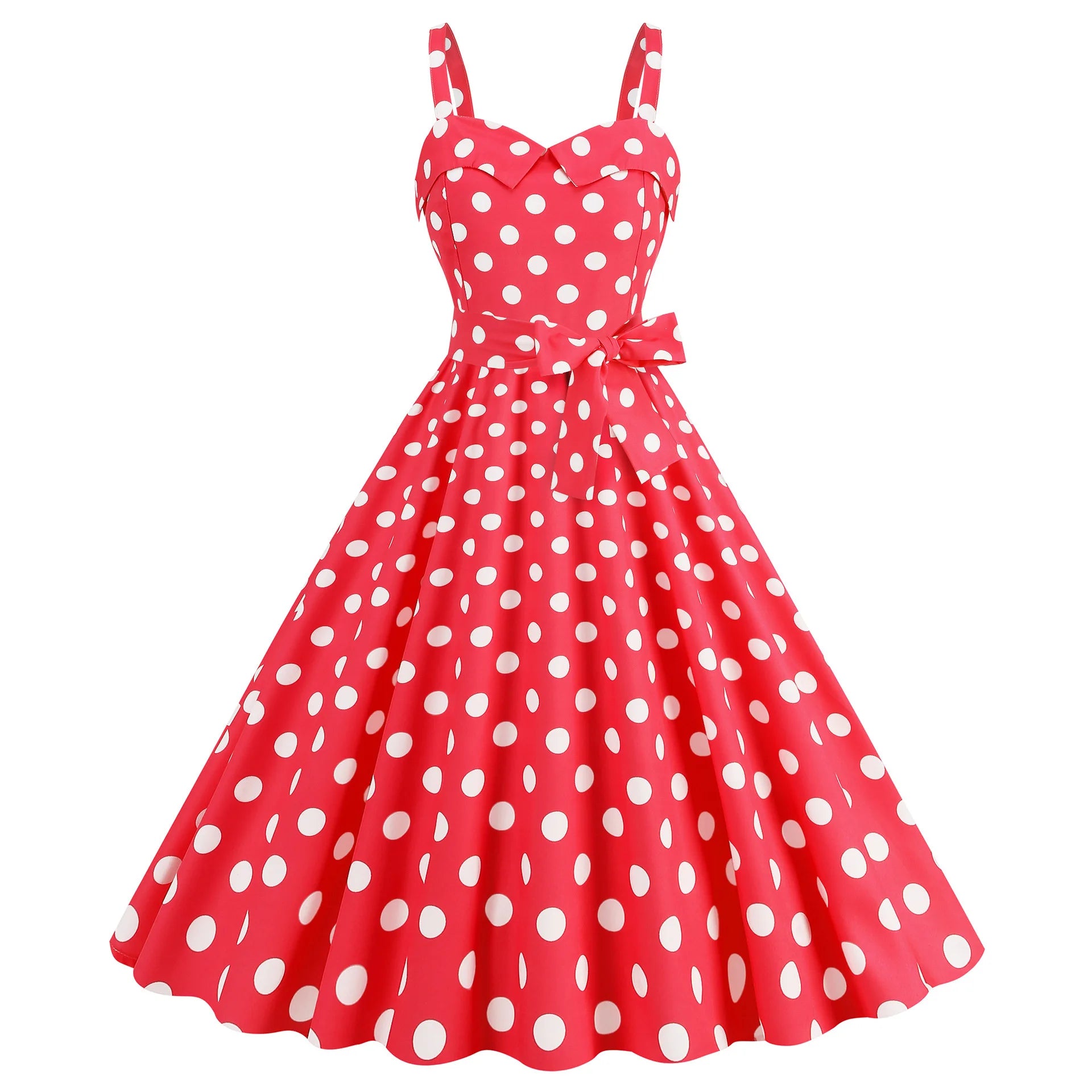 Luxencea™️ Vintage Polka Dot Elegant Dress