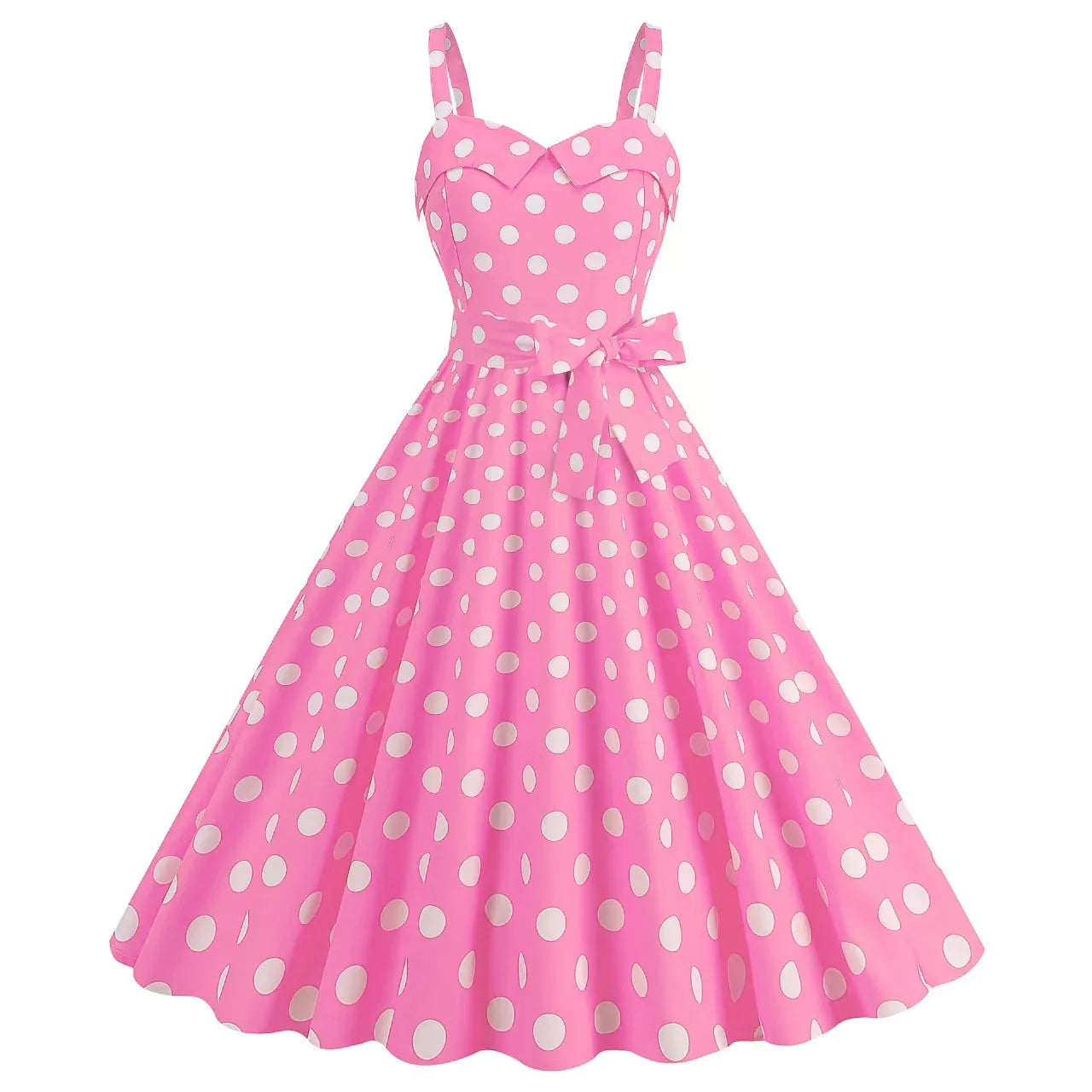 Luxencea™️ Vintage Polka Dot Elegant Dress