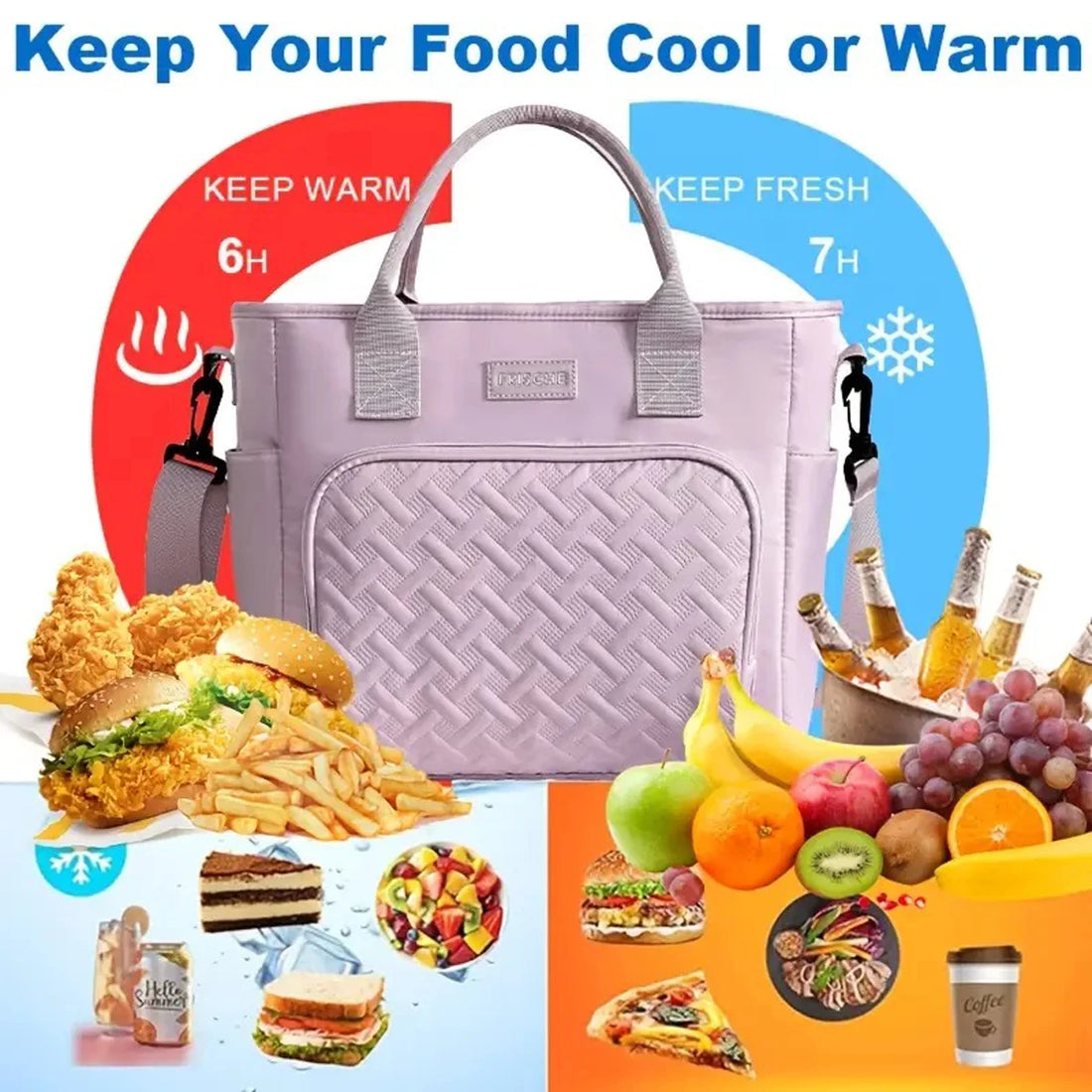 Luxencea™️ Elegant Insulated Lunch Bag
