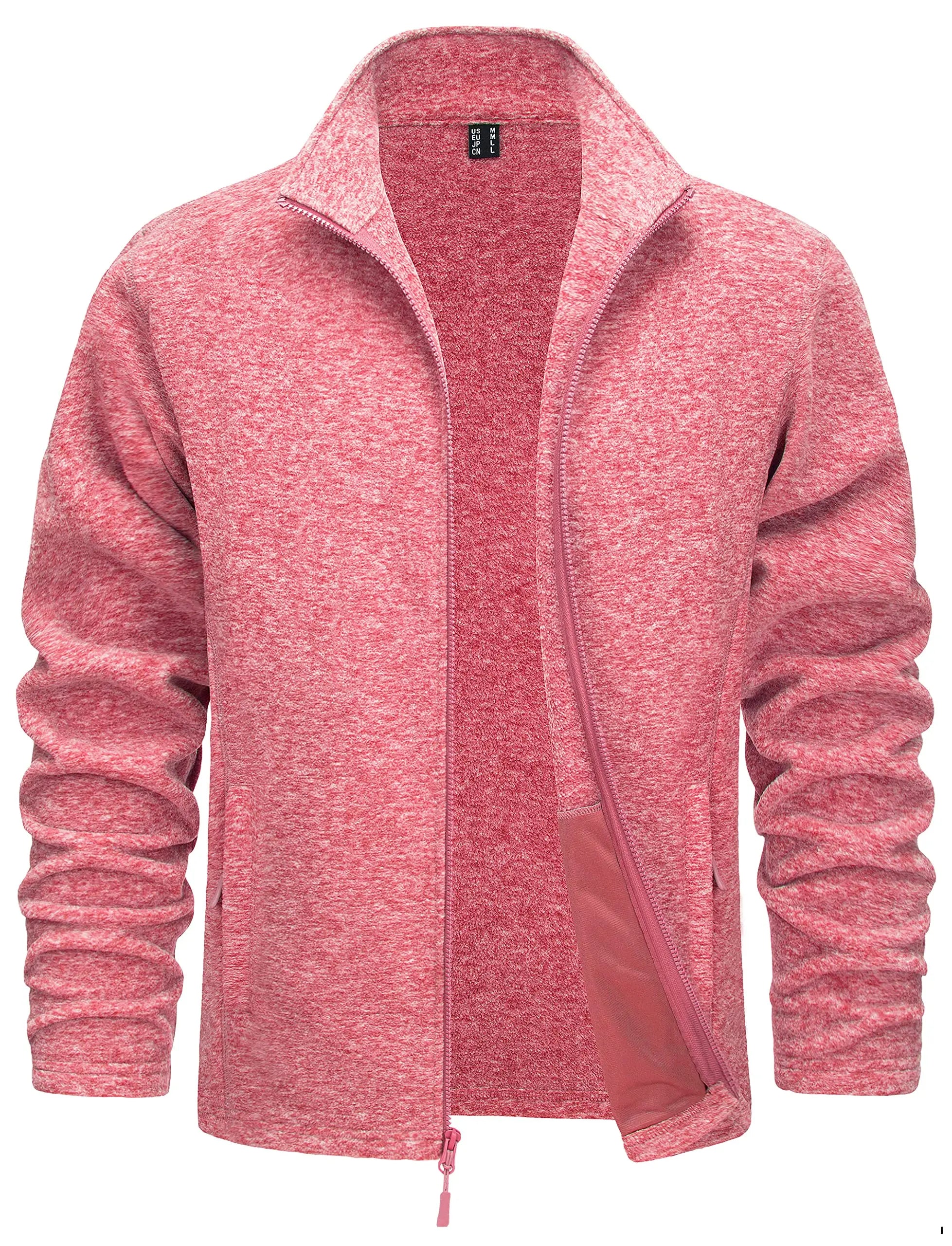 Luxencea™ Lightweight Full-Zip Fleece Jacket for Men