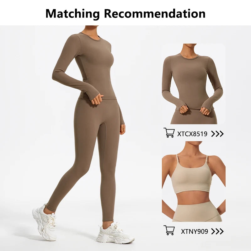 Luxencea™️ – High-Waist Sculpting Push-Up Leggings