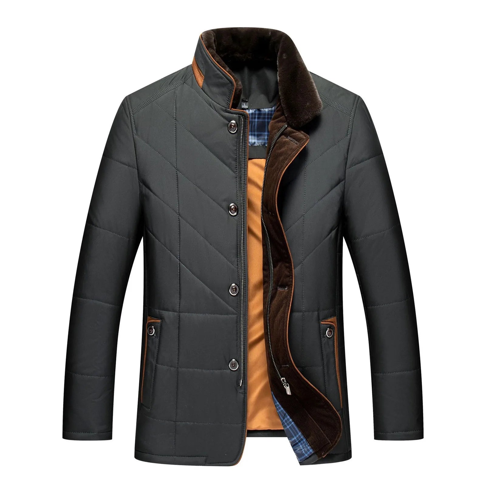 Luxencea™ Men’s Thickened Cotton Padded Winter Jacket