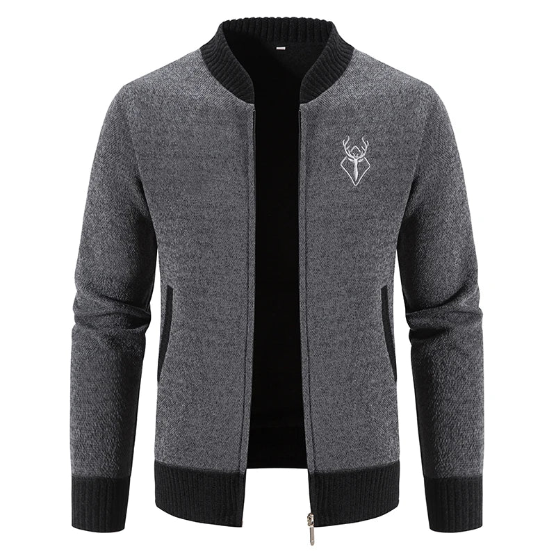 Luxencea™ Autumn-Winter Knit Baseball Sweater Jacket