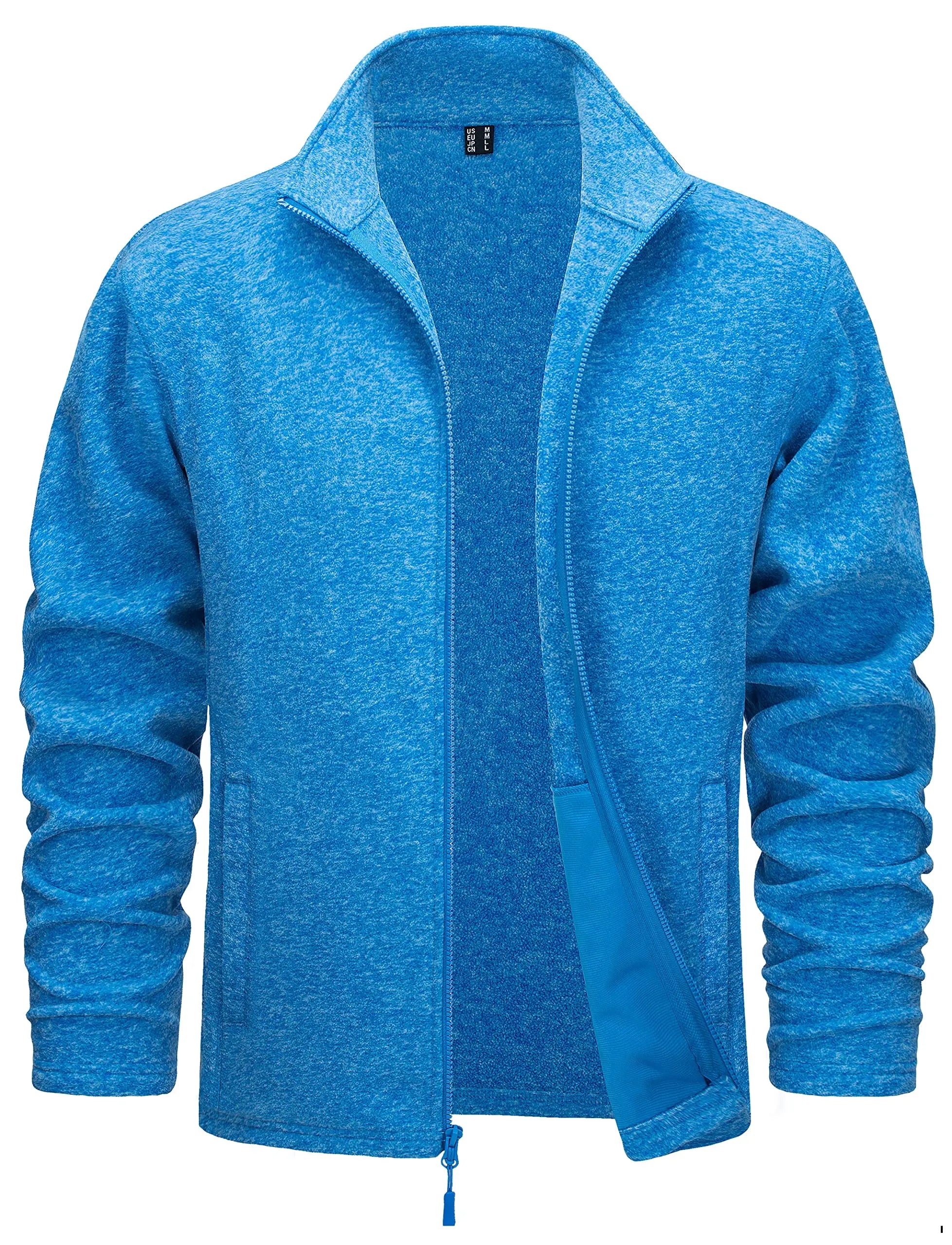 Luxencea™ Lightweight Full-Zip Fleece Jacket for Men