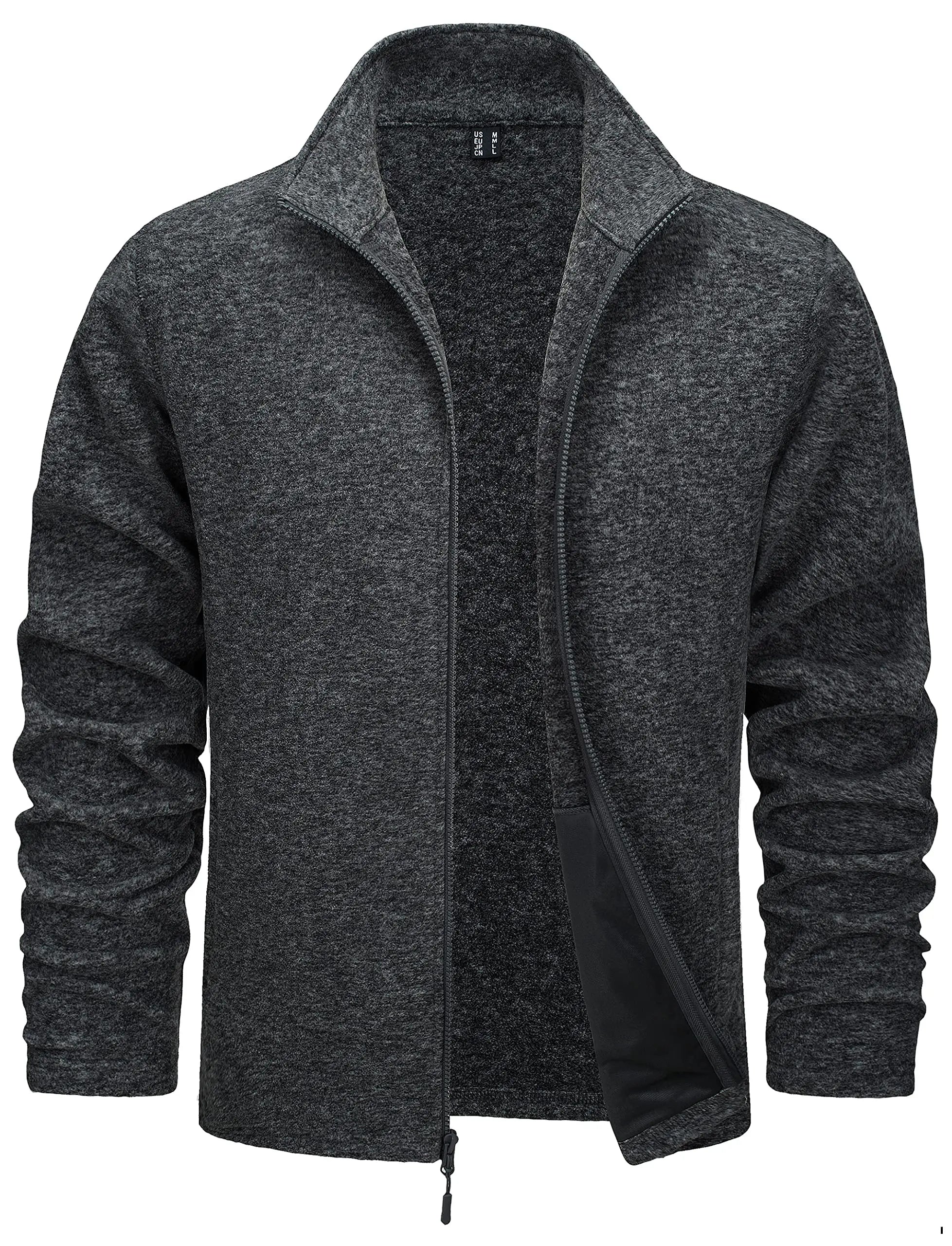 Luxencea™ Lightweight Full-Zip Fleece Jacket for Men