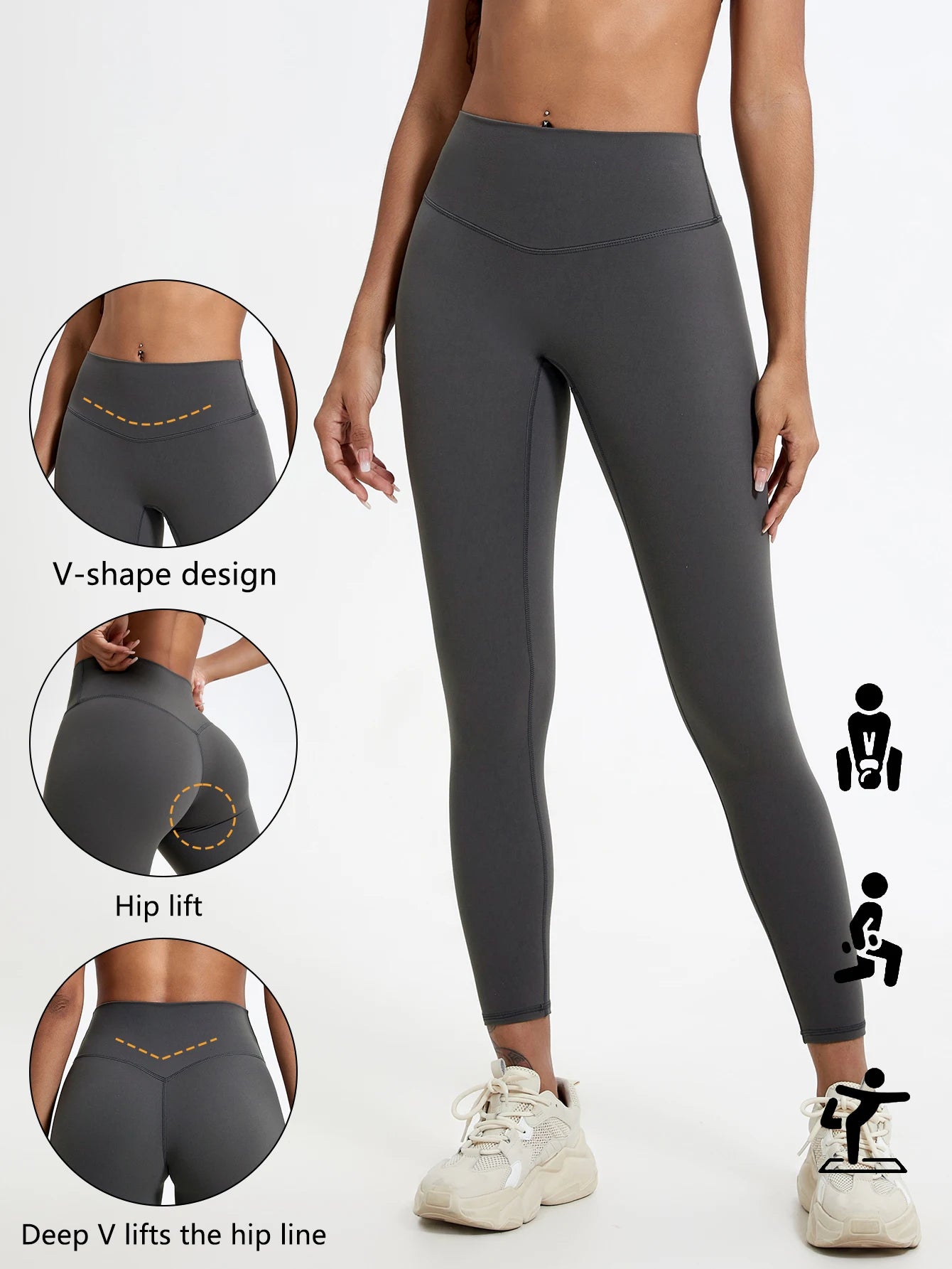 Luxencea™️ – High-Waist Sculpting Push-Up Leggings