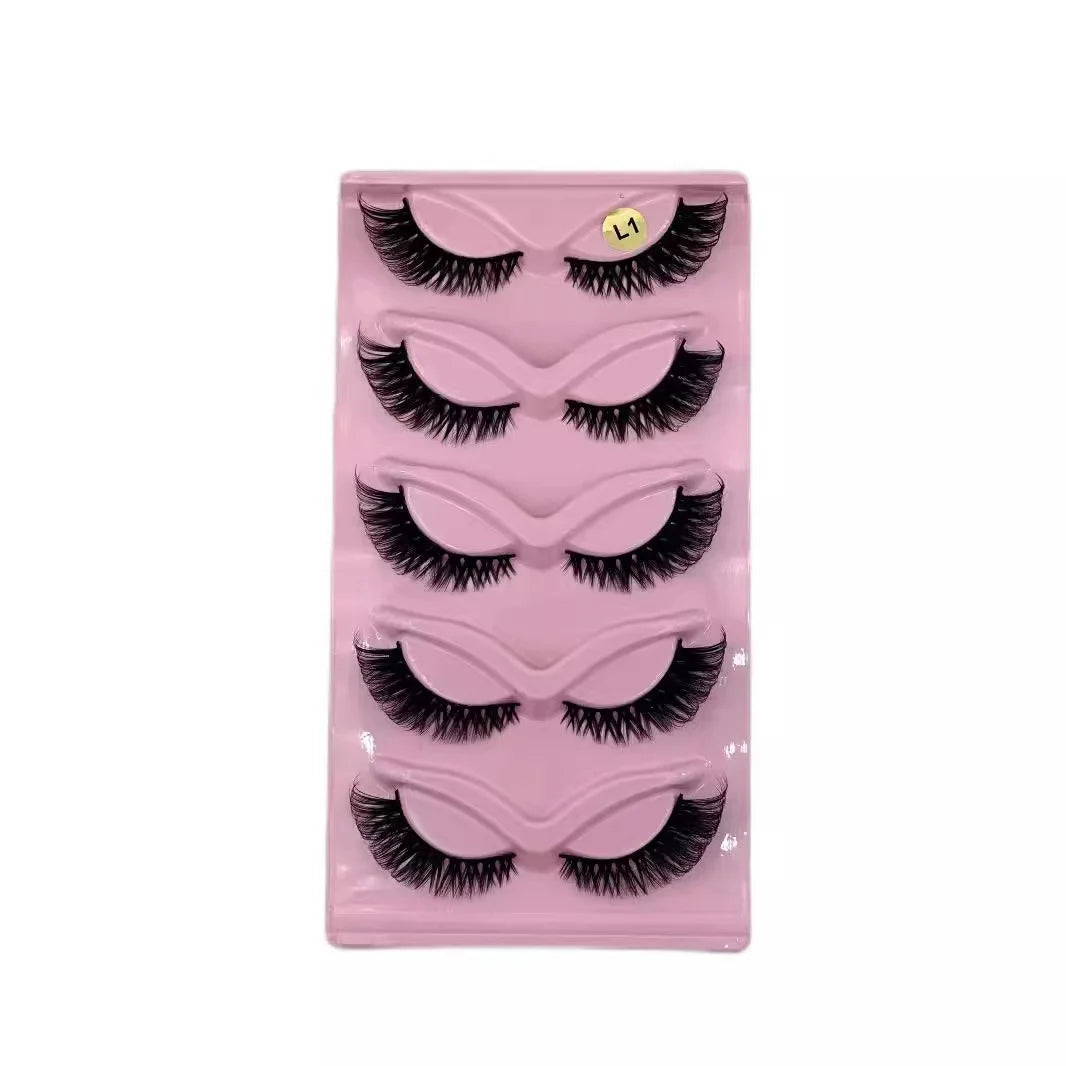 Luxencea™ Soft Transparent Band 3D Faux Mink Lashes – Natural Glam Volume