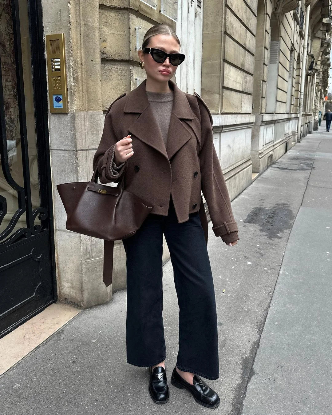 Luxencea™ Elegant Long Wool Winter Coat