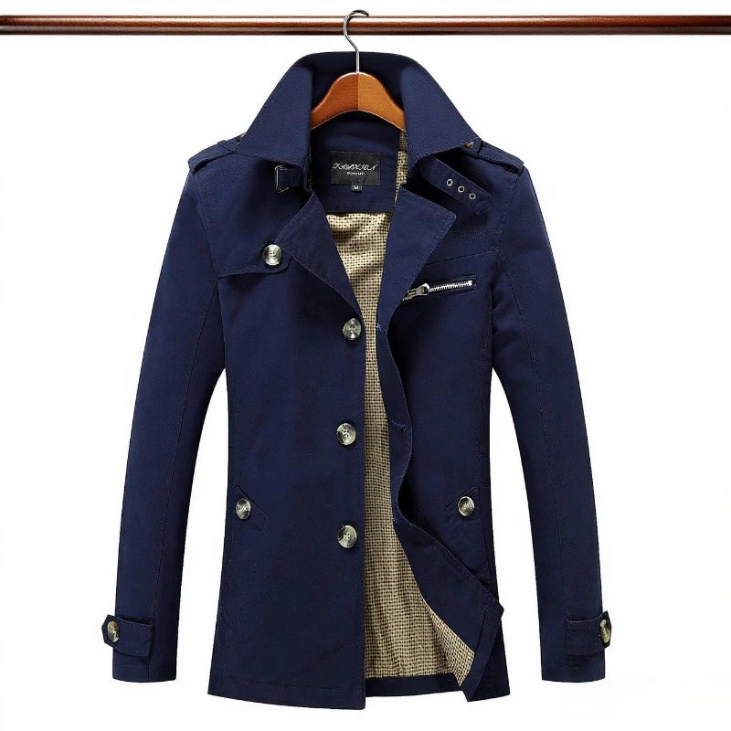 Luxencea™ Classic Business Long Trench Coat for Men