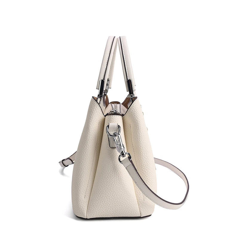 Luxencea™️ Elegant Textured Leather Handbag