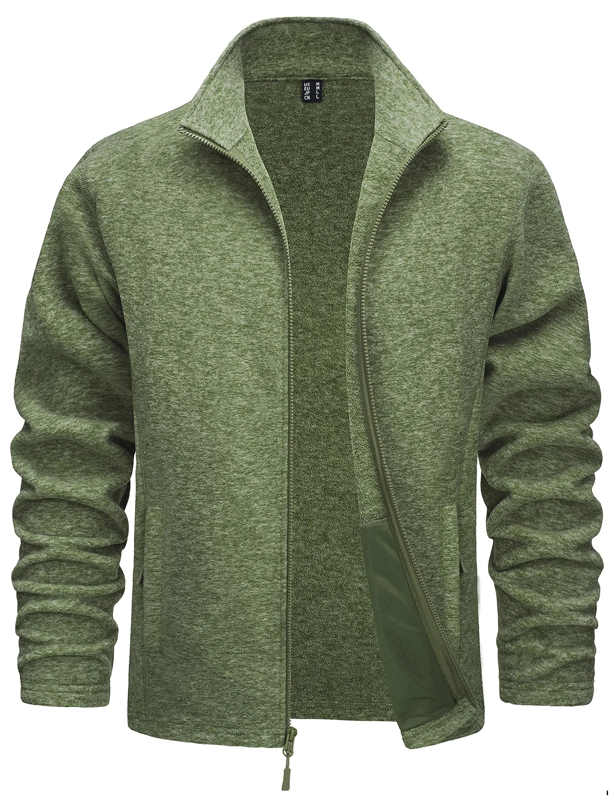 Luxencea™ Lightweight Full-Zip Fleece Jacket for Men