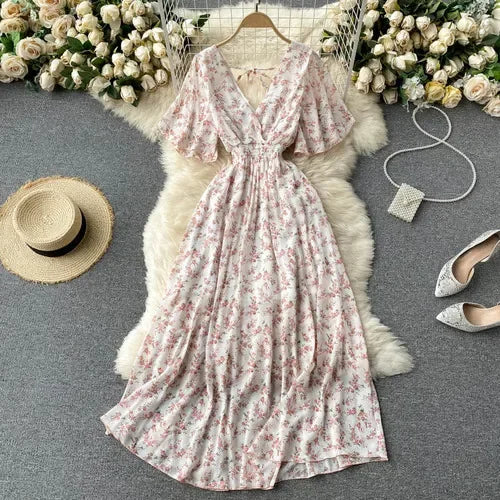 Luxencea™️ Floral Boho Maxi Dress