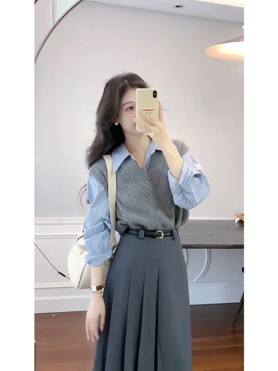 Luxencea™️ Modern Chic Pleated Set