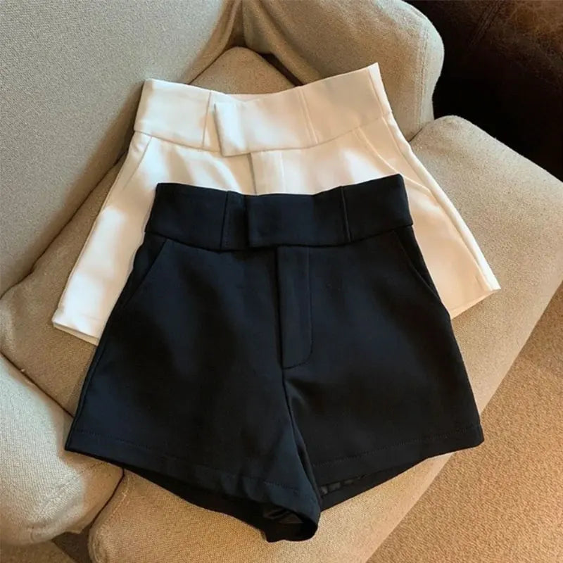 Luxencea™️ – Chic High-Waisted Shorts