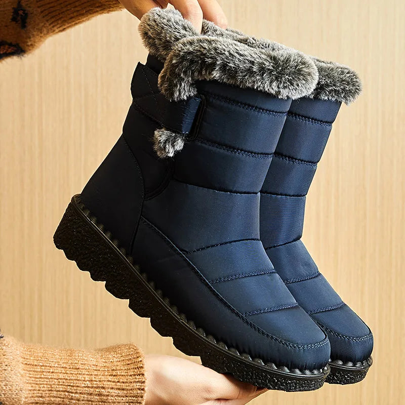 Luxencea™ Women’s Waterproof Fur Winter Boots