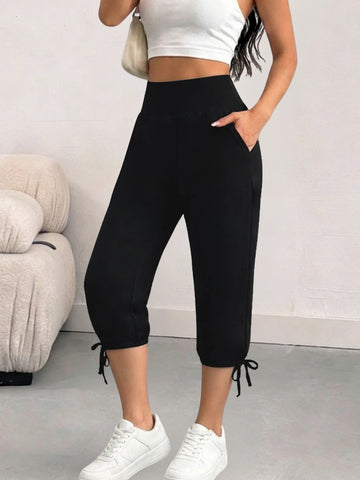 Luxencea™️ Elegant Comfort Capri Pants with Pockets